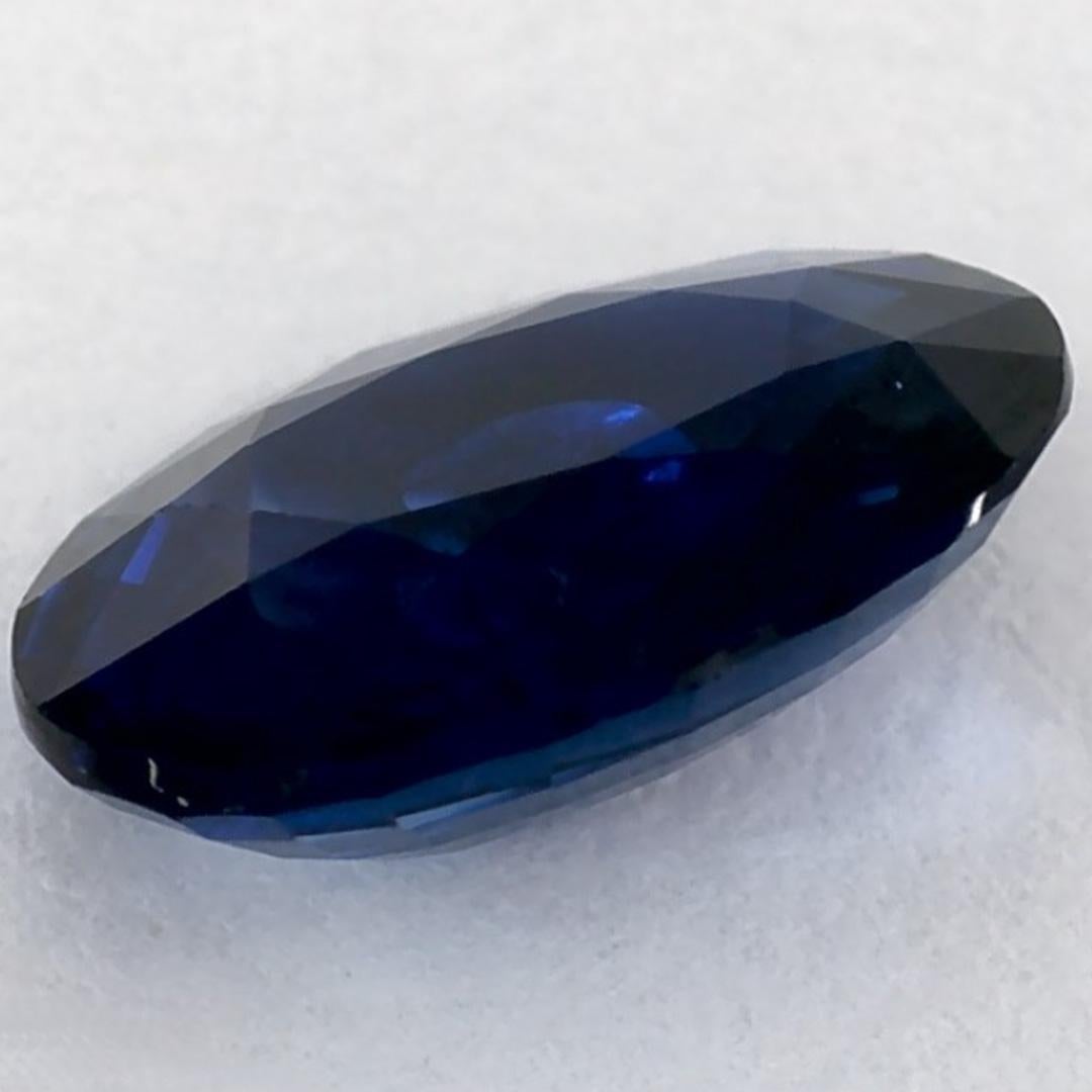 1.29 qt Zafiro Azul Oval Gema Suelta en venta 2