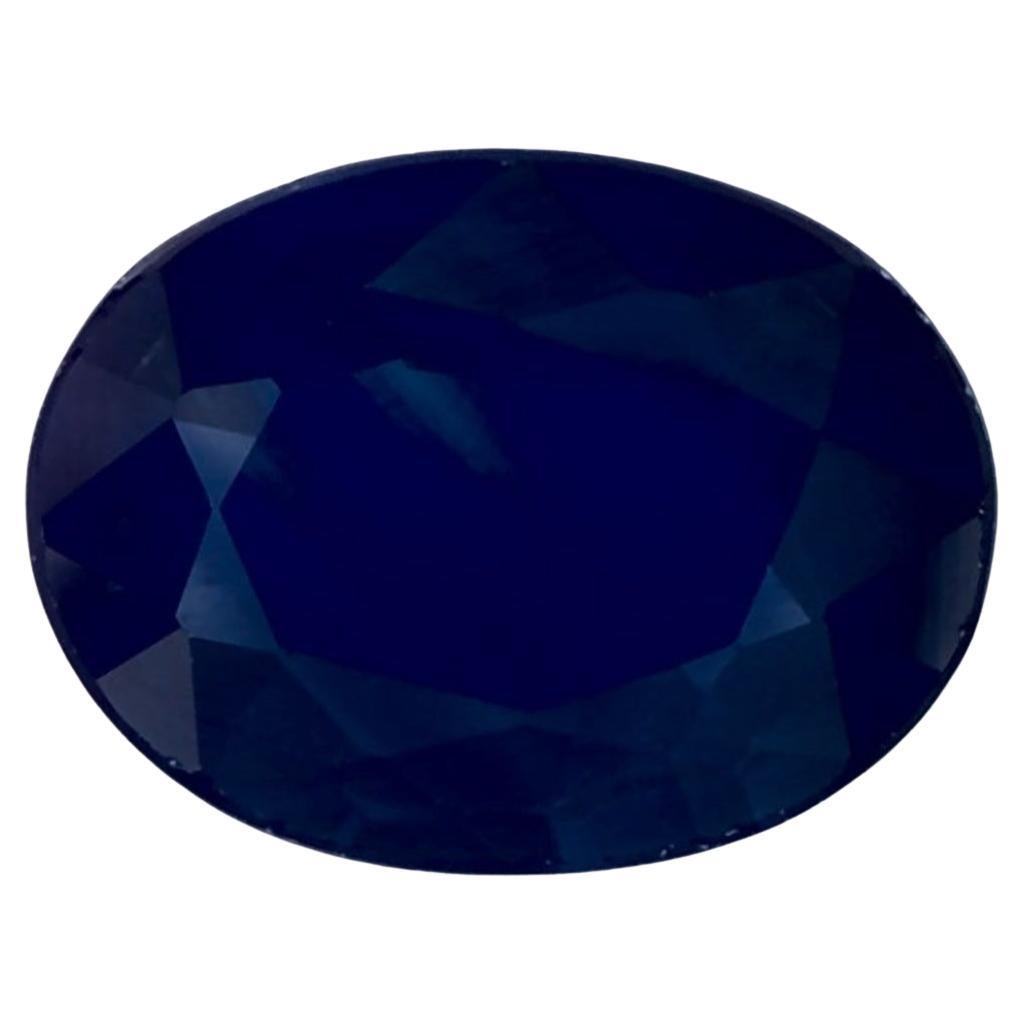 1.29 Ct Blue Sapphire Oval Loose Gemstone (pierre précieuse en vrac)