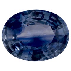 1.29 carati di zaffiro blu ovale sfuso