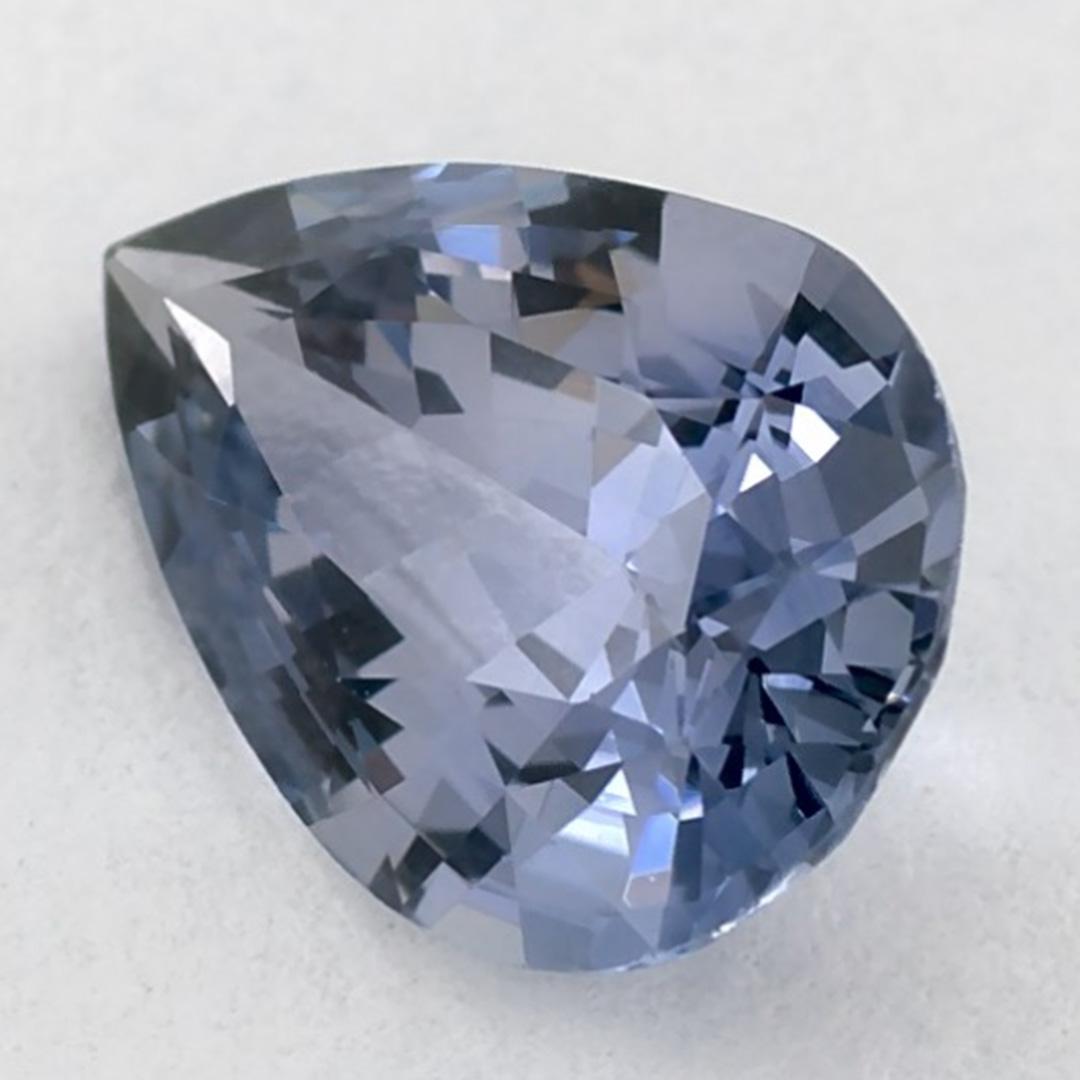 1.29 Karat Blauer Saphir Birne Loser Edelstein (Tropfenschliff) im Angebot