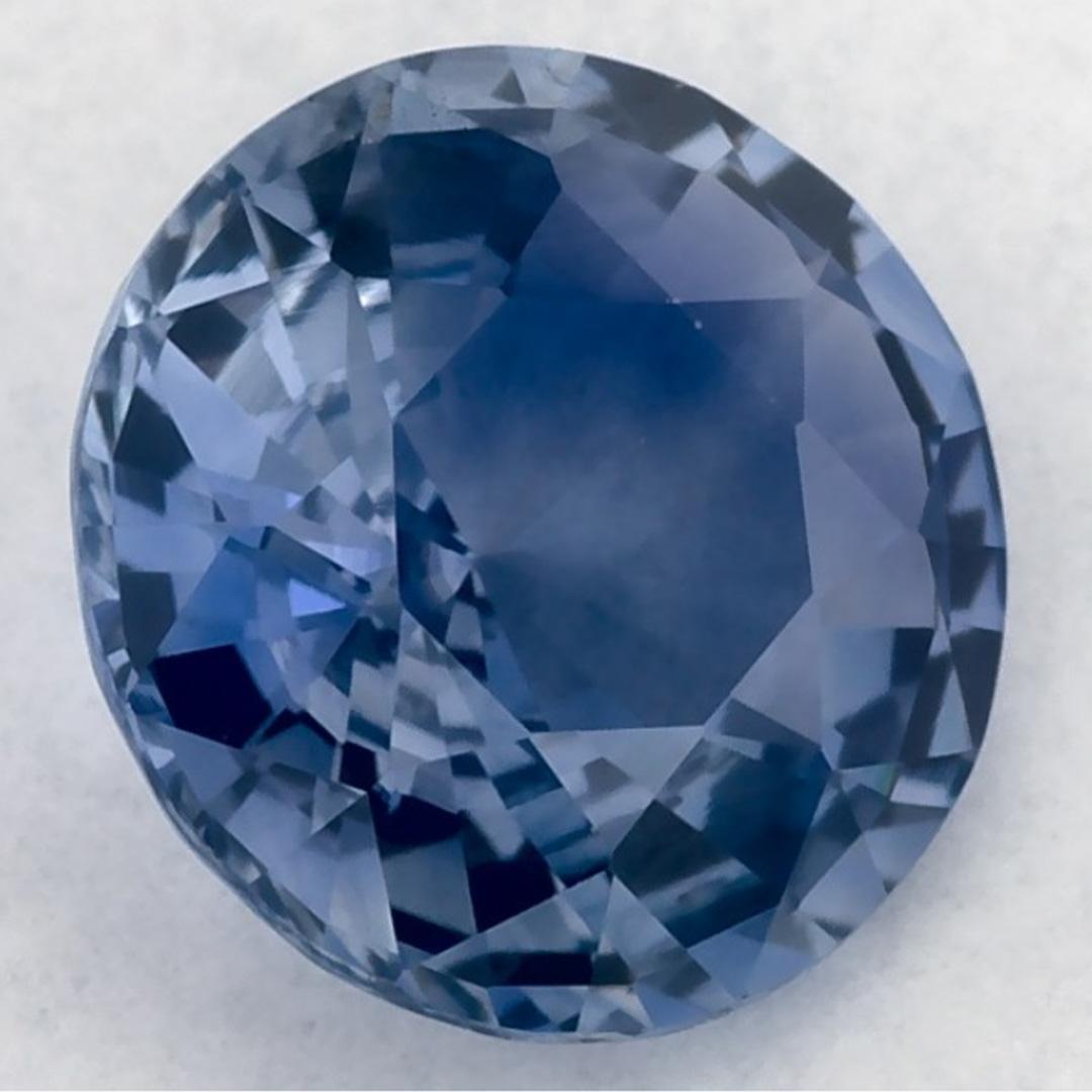1.29 ct Zafiro Azul Redondo Gema Suelta Corte redondo en venta