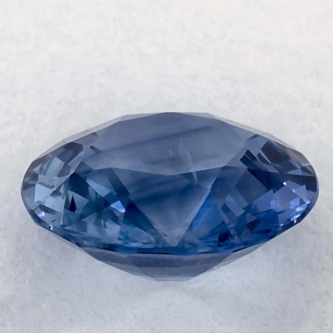 1.29 Karat Blauer runder Saphir, loser Edelstein im Zustand „Neu“ im Angebot in Fort Lee, NJ