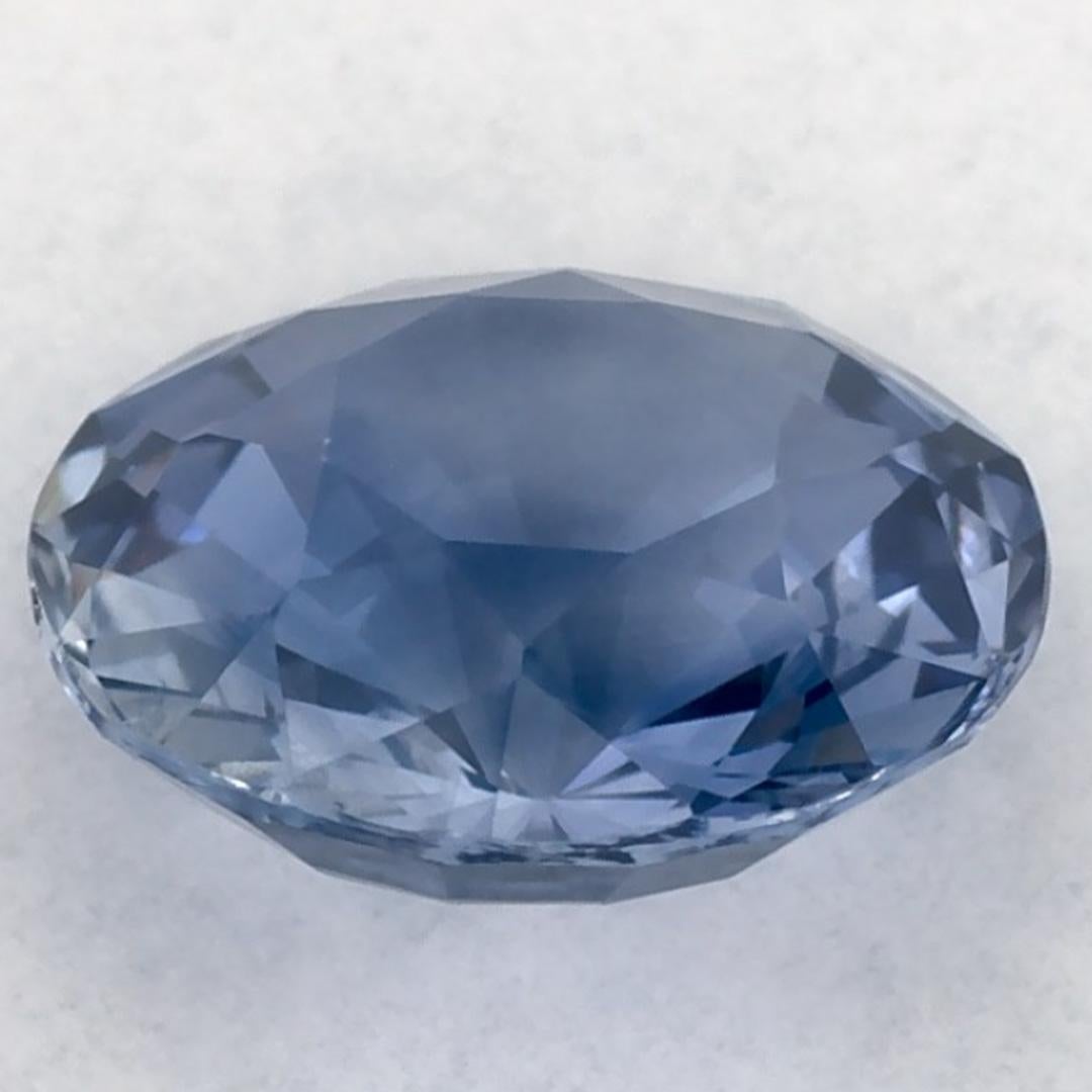 1.29 ct Zafiro Azul Redondo Gema Suelta en Nuevo estado para la venta en Fort Lee, NJ