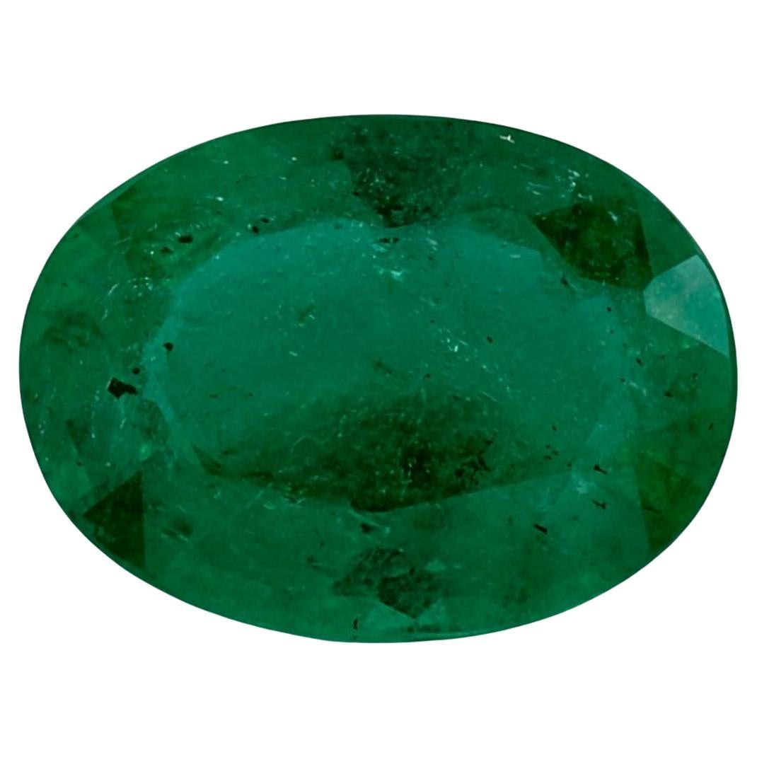 1.29 Ct Emerald Oval Loose Gemstone