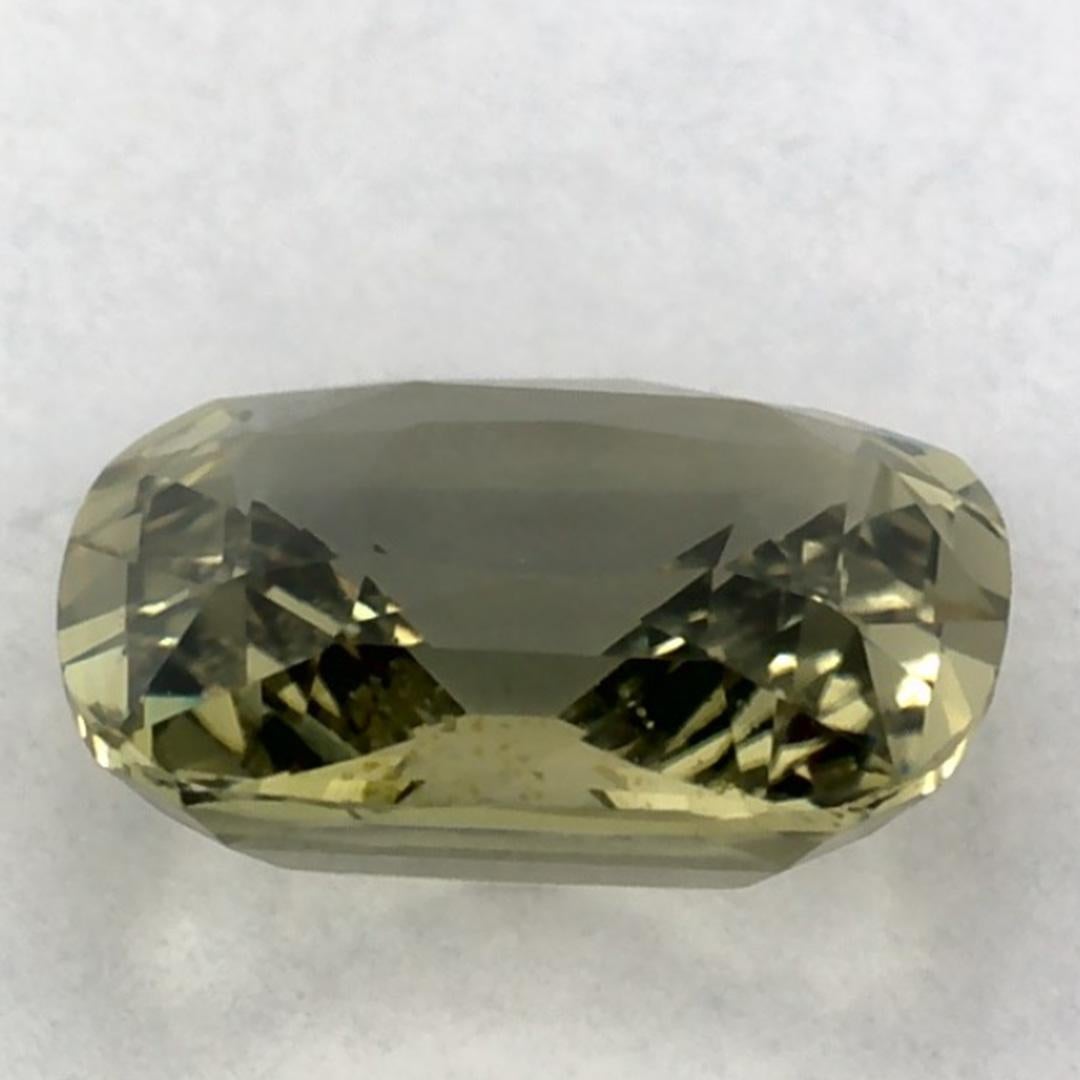 Zafiro verde de 1.29 qt Gema suelta en cojín en Nuevo estado para la venta en Fort Lee, NJ