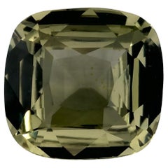 1.29 Ct Green Sapphire Cushion Loose Gemstone