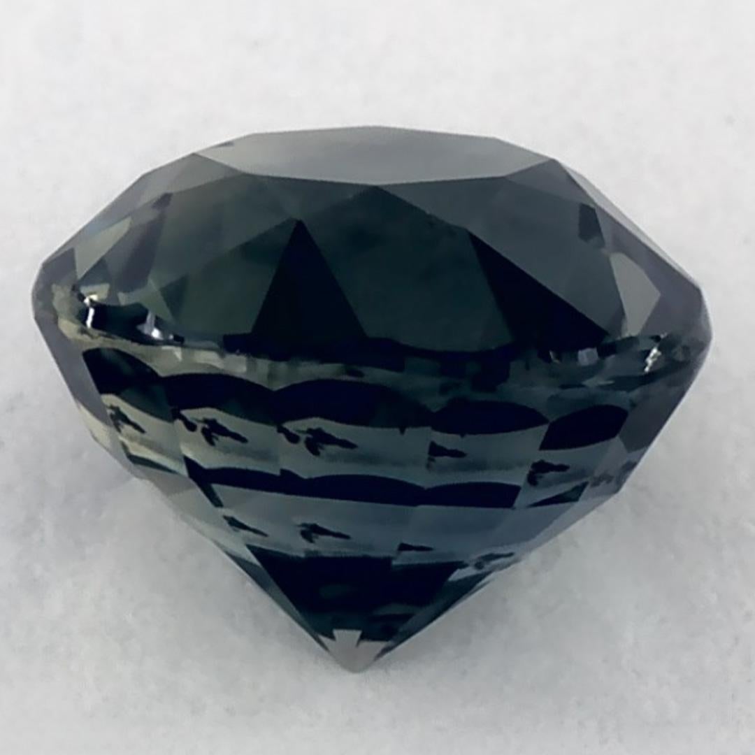 1.29 Karat Grüner Saphir Rund Lose Edelstein im Zustand „Neu“ im Angebot in Fort Lee, NJ