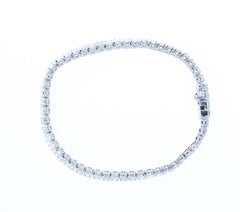 12.92ct Diamond Tennis Bracelet 18kt White Gold