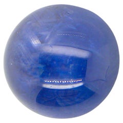 12,94 Karat Burma unerhitzter lebhaft blauer Saphir Cabochon