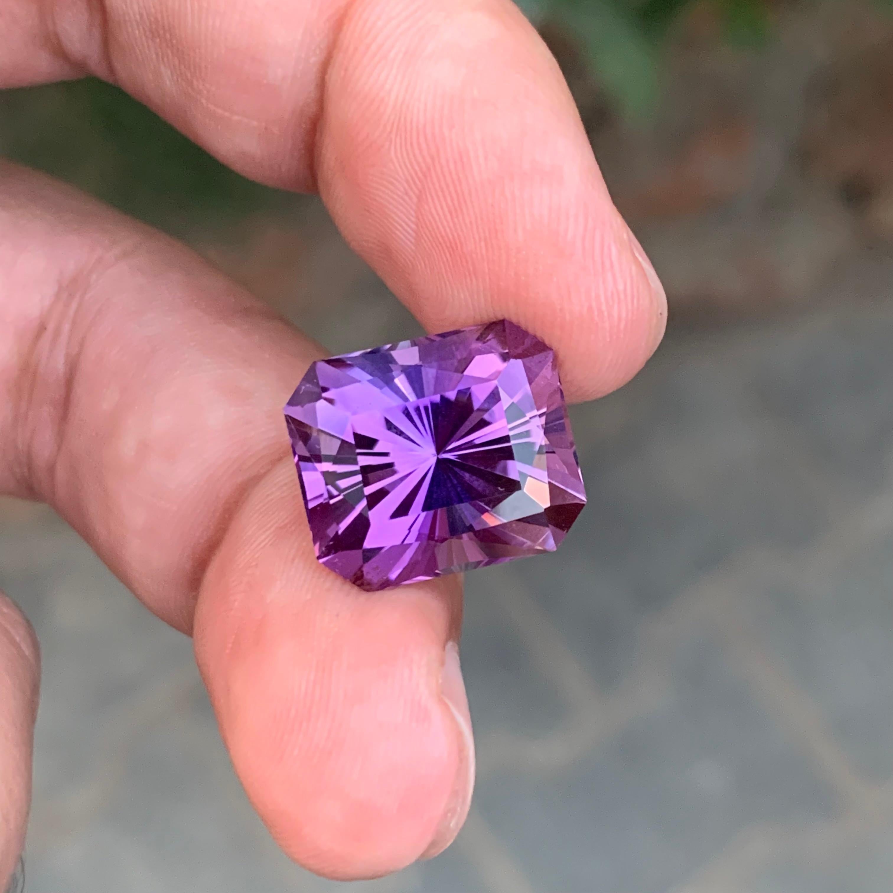 12.95 Carat Natural Loose Ametrine Emerald Shape Gem For Sale 1