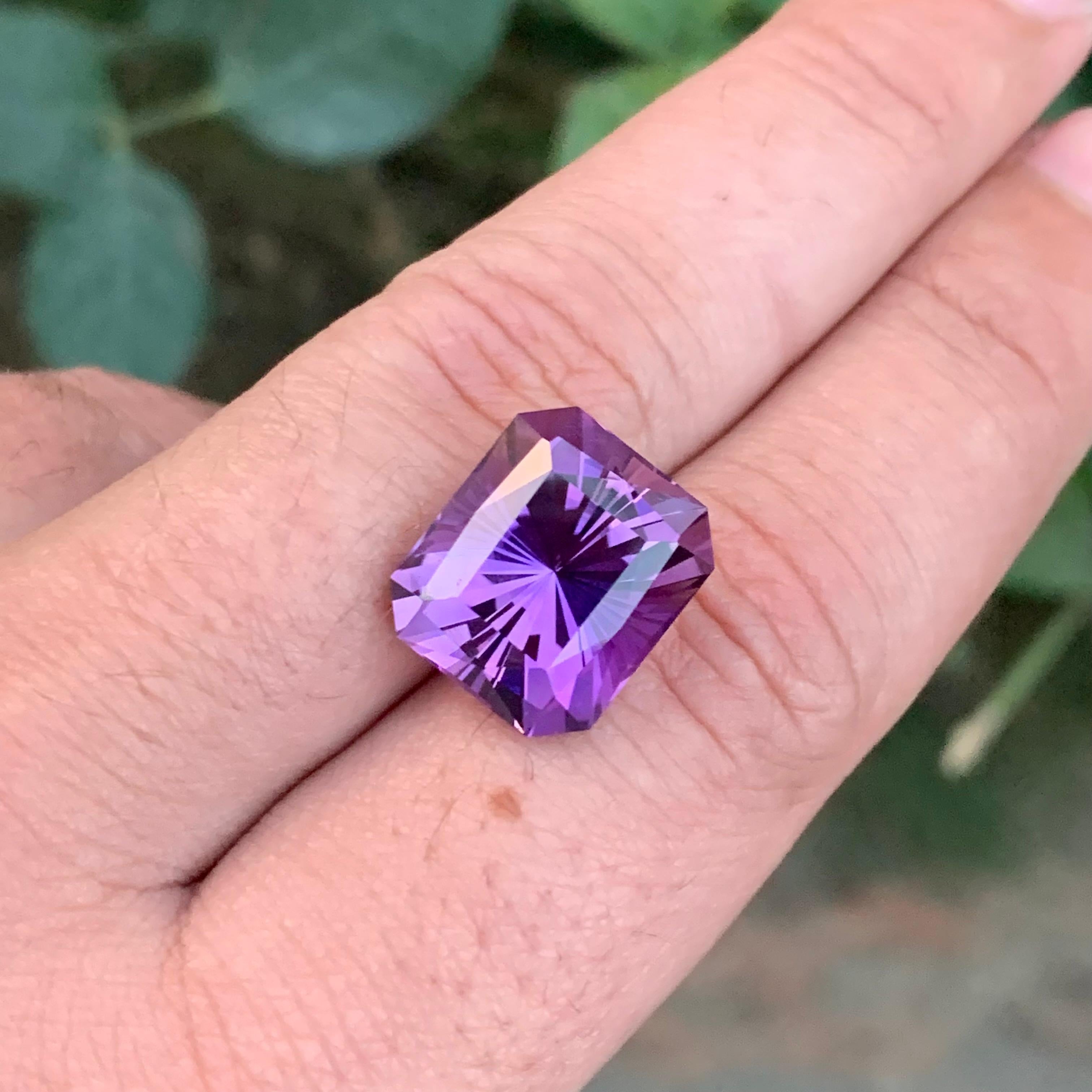 12.95 Carat Natural Loose Ametrine Emerald Shape Gem For Sale 3