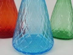 1295 Murano Balloton Pyramid set of 3 pieces, blown Murano glass