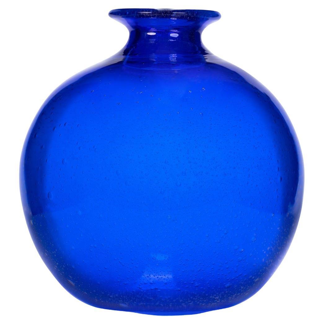 1295 Murano mundgeblasenes Murrine Glas Vase