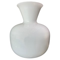 1295 Murano Hand Blown White Murano Glass Design Big