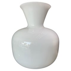 1295 Murano Hand Blown White Murano Glass Design