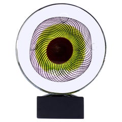 1295 Murano Hand Made Art Glass Ltd Unique Piece Sommerso "Dimension"