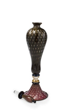 1295 Florero de Murano Hand Made Art Glass "Napoleone a Venezia" Botella Ltd