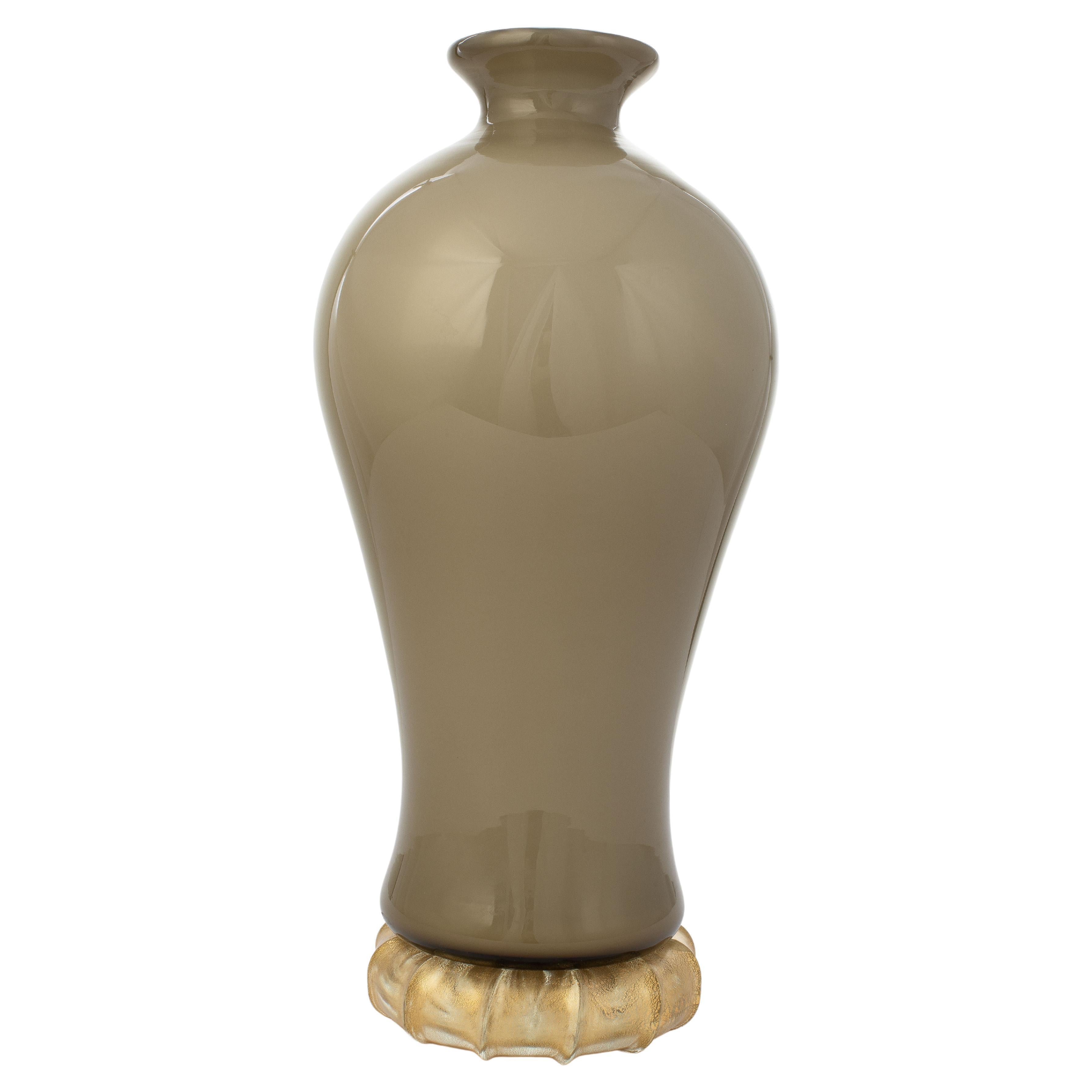 1295 Murano Hand Made Art Glass Venezia Doge Vase Bottle For Sale
