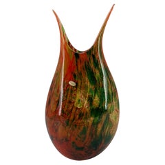 1295 Murano Hand made Avventurina glass Vase
