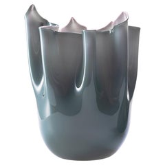 1295 Murano Handgemachtes Glas Kunst Vase Foulard 