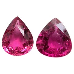 12.97 Carats Rubellite Tourmaline Pear Cut stone For Jewelry Natural gemstone