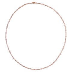 12,98 quilates SI/H Collar de diamantes talla princesa Oro amarillo de 18 quilates 22 pulgadas