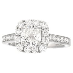 1.29ct Cushion-cut Diamond Ring