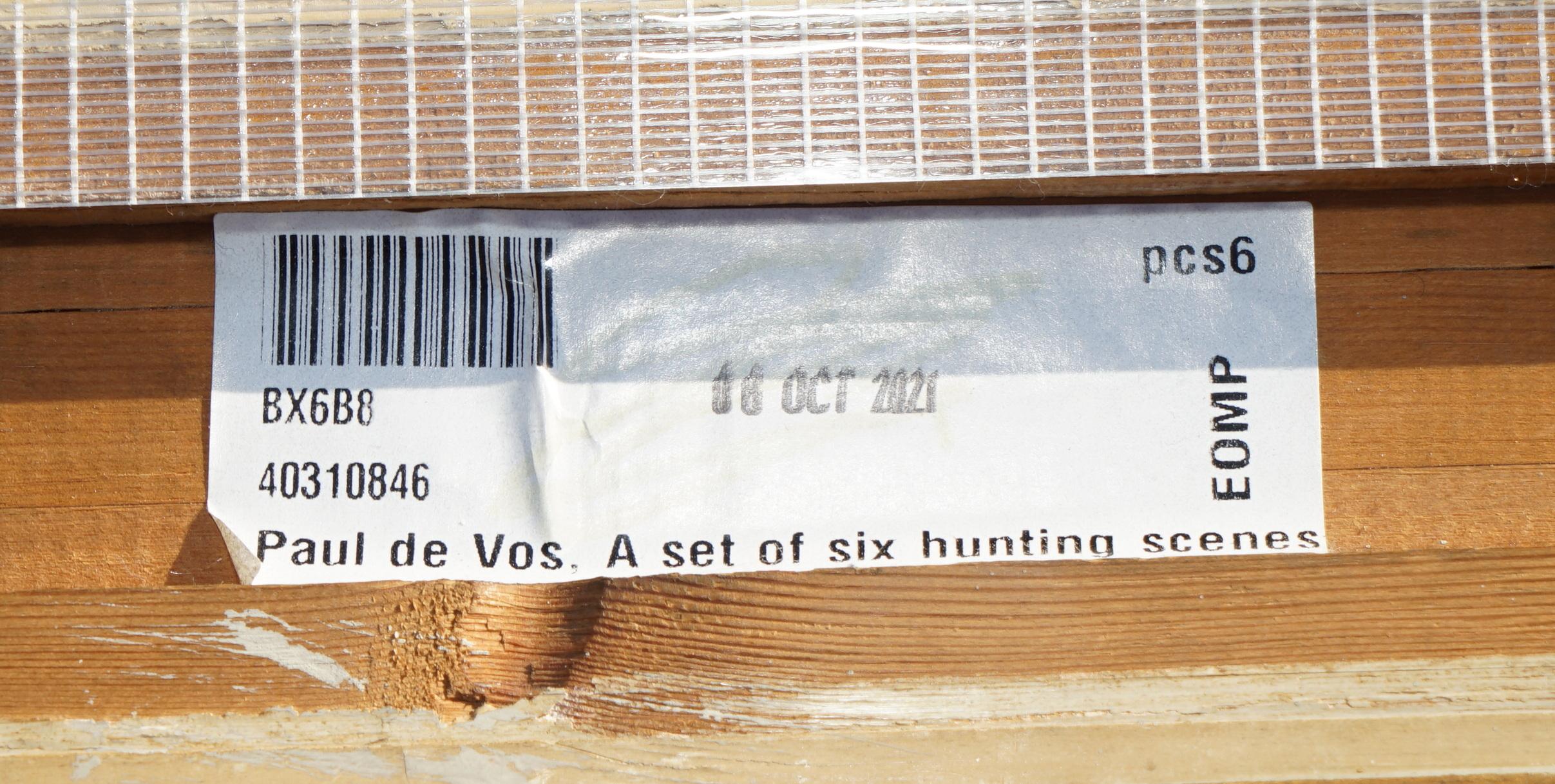 129x177CM PAUL DE VOS 17TH CENTURY GiLTWOOD PICTURE FRAMES CONVERTED TO MIRRORS For Sale 3