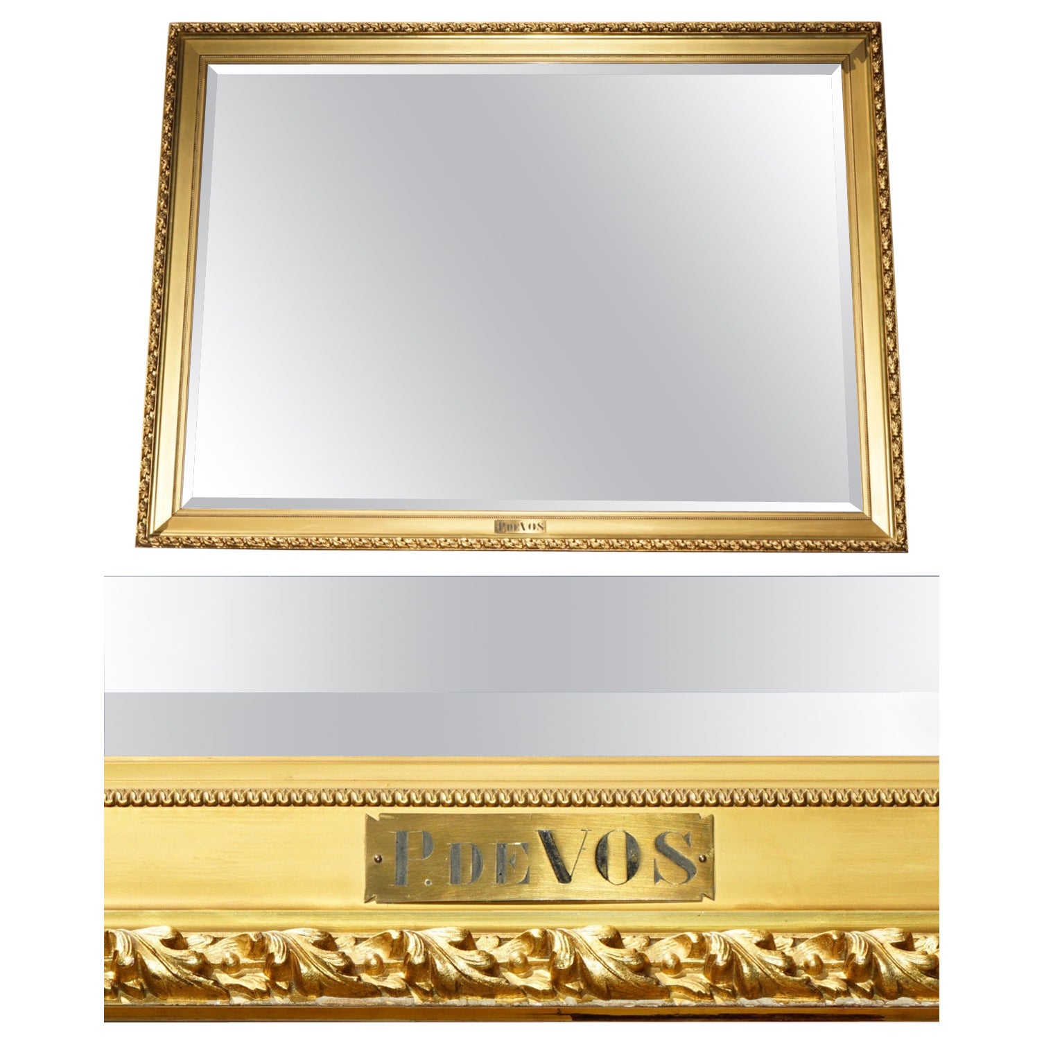 129x177CM PAUL DE VOS 17TH CENTURY GiLTWOOD PICTURE FRAMES CONVERTED TO MIRRORS