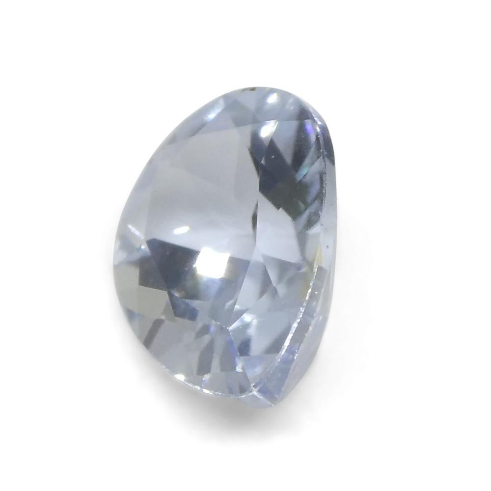 1.2ct Pear Blue Paraiba Tourmaline GIA Certified Mozambique Unheated For Sale 4