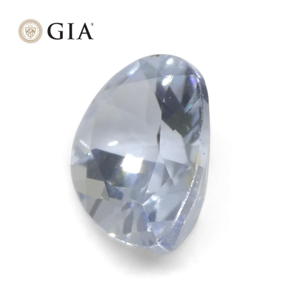 1.2ct Pear Blue Paraiba Tourmaline GIA Certified Mozambique Unheated For Sale 3
