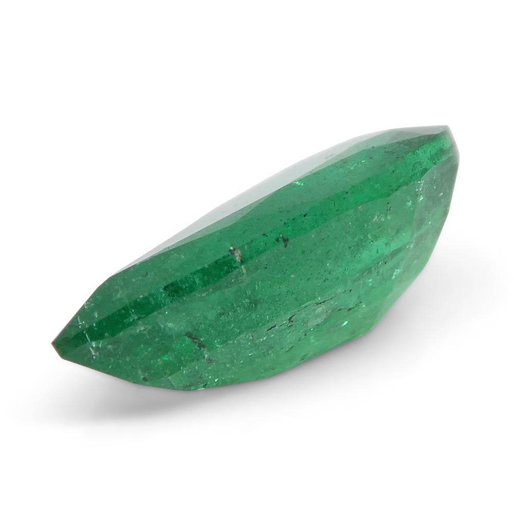 1.2ct Pear Shape Green Emerald from Zambia For Sale 5