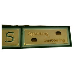 12ft Long Hovis Advertising Baker’s Shop Sign, Reverse Painted, Gold Leaf