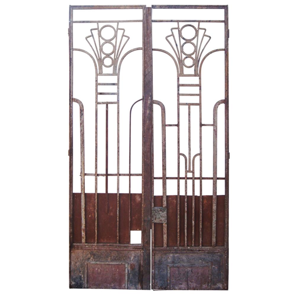 Vintage Art Deco Architectural Gates