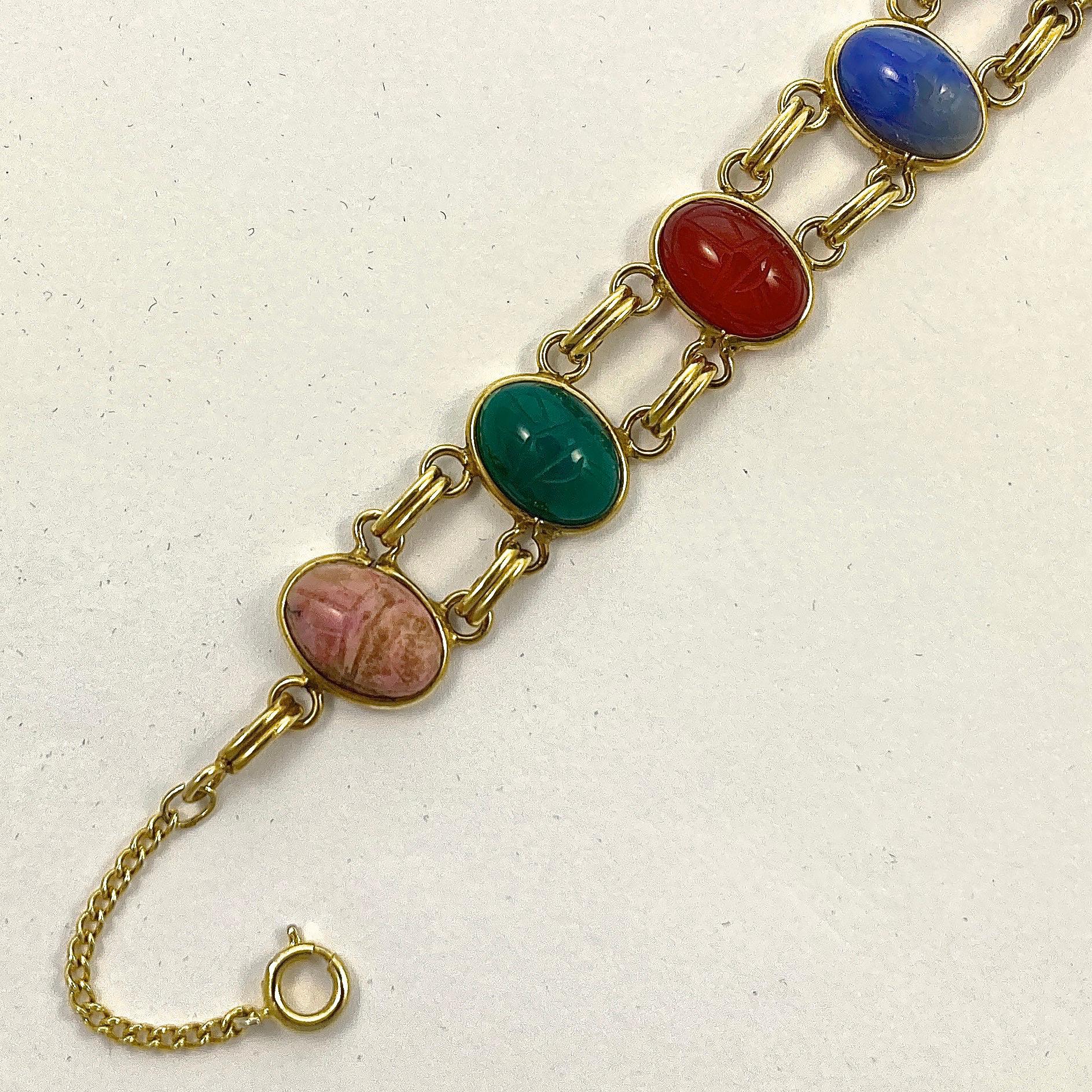 1950s scarab bracelet