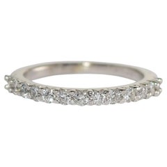 12K White Gold Used Diamond Ring 0.32ct