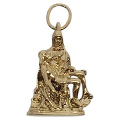 12K Yellow Gold "The Pieta" Charm #24175