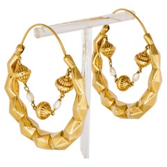 12Kt Rose Gold Palombelle Bourbon Earrings