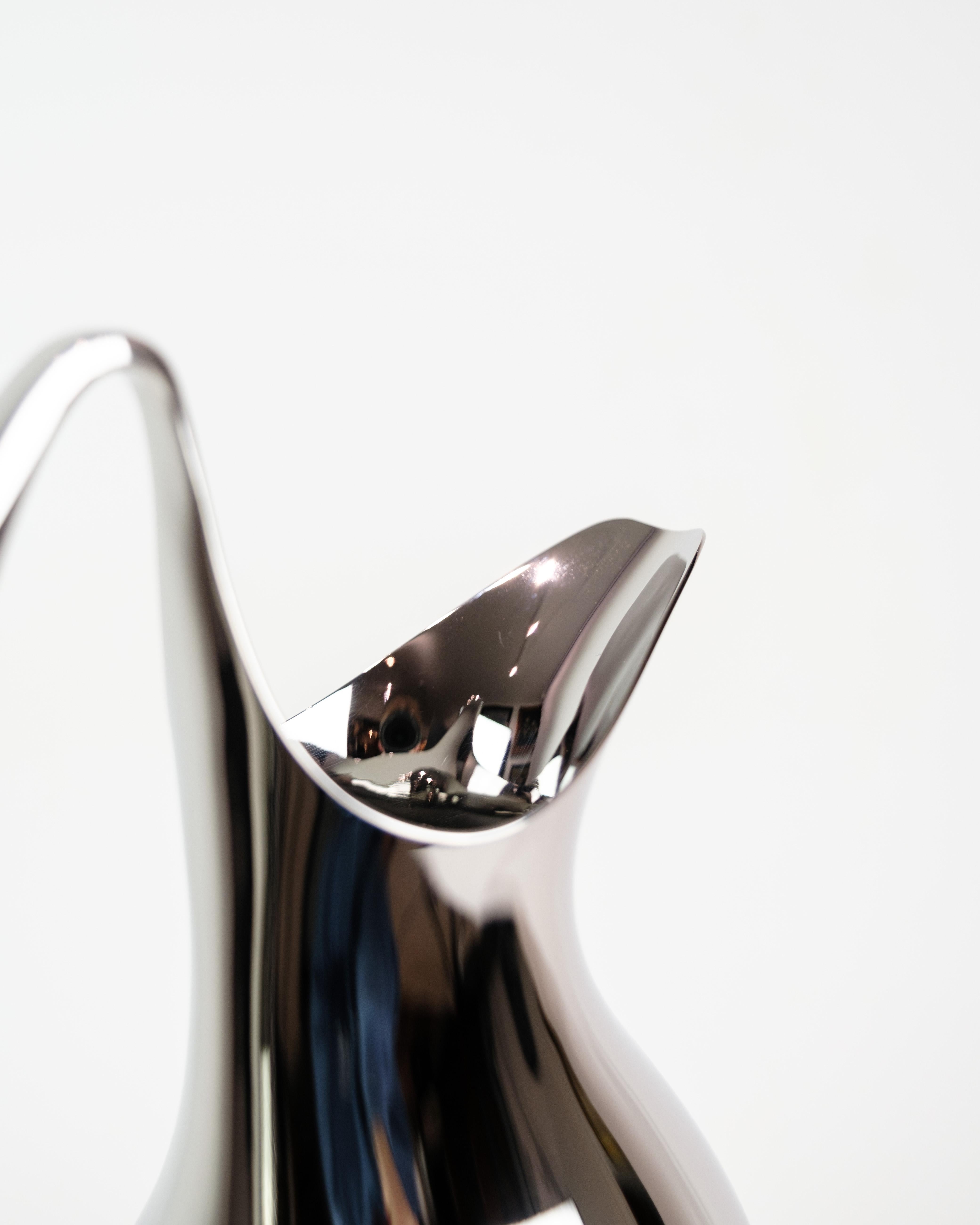 Pichet HK de 1,2L en acier inoxydable par Henning Koppel pour Georg Jensen Bon état - En vente à Lejre, DK