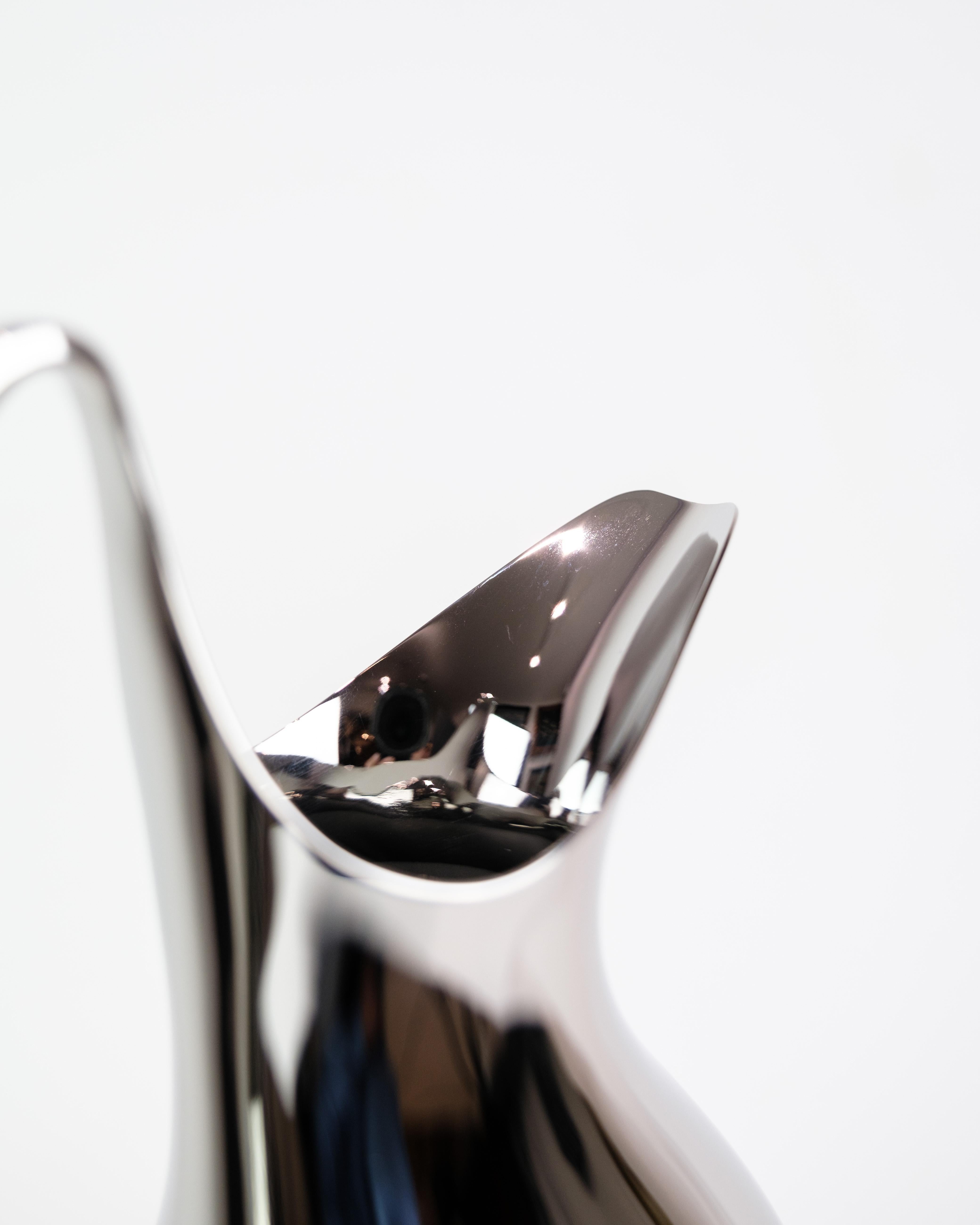 20ième siècle Pichet HK de 1,2L en acier inoxydable par Henning Koppel pour Georg Jensen en vente
