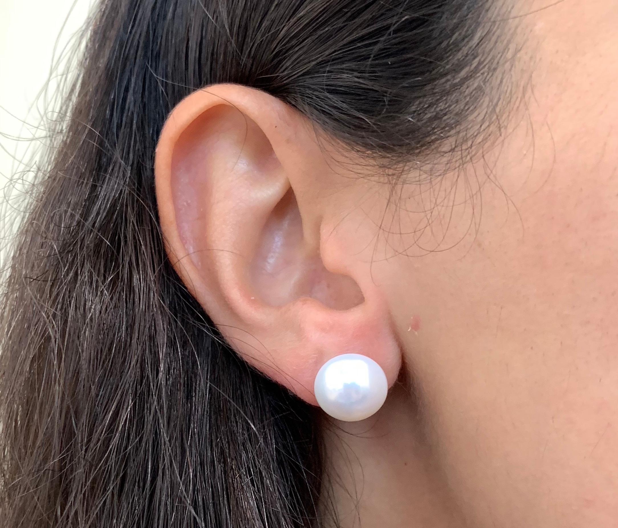 12mm pearl earrings