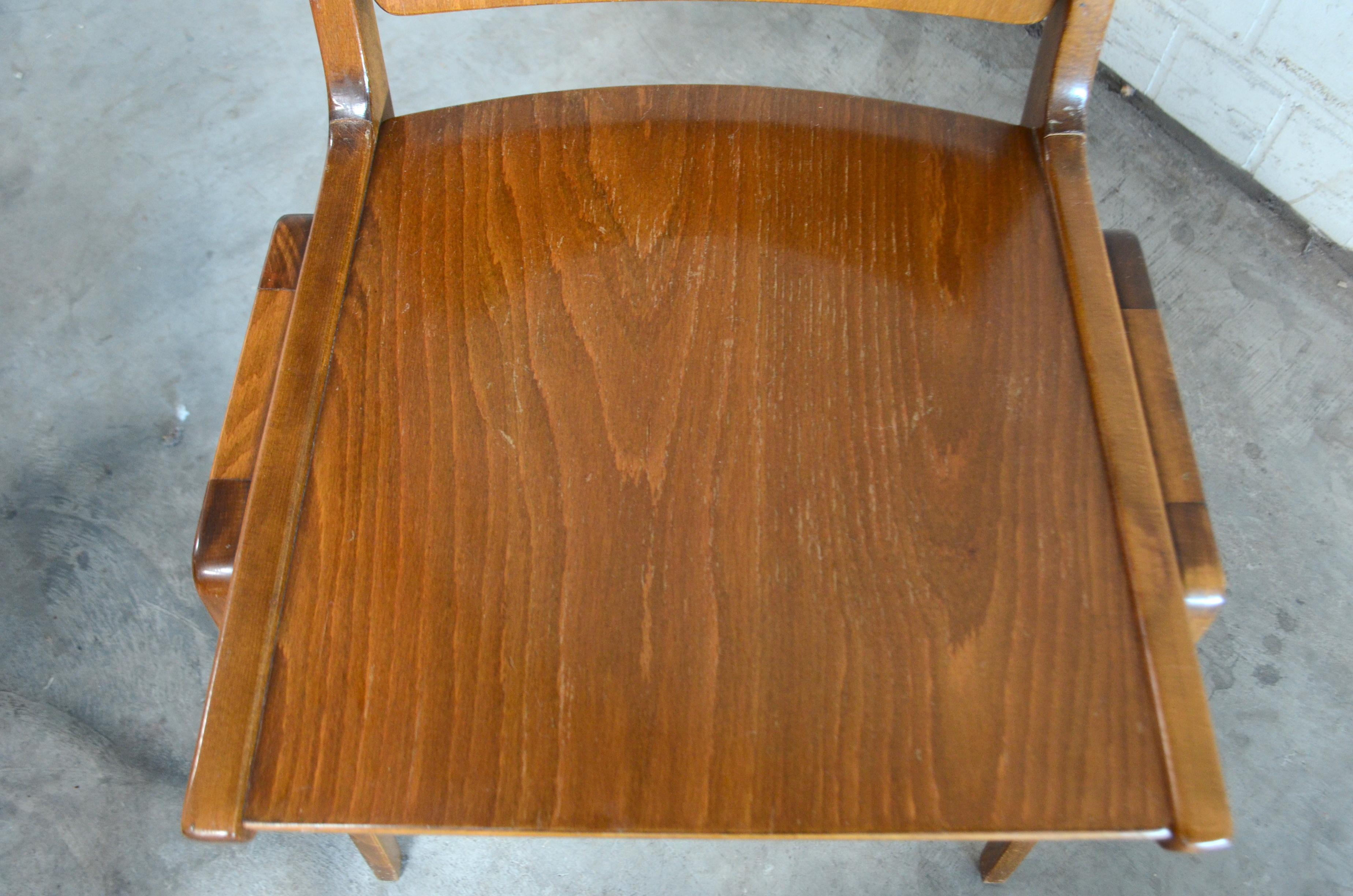 12Set of Original Austro Chairs by Franz Schuster for Wiesner Hager, Austria, 1959 For Sale 10