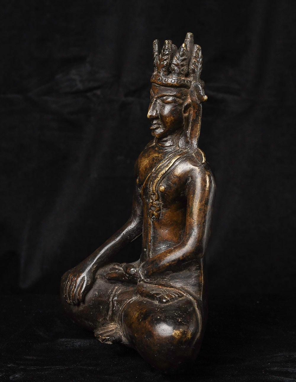 Birmano Buddha popolare pagano del XII-XIII secolo - Grande, raro! 9997 in vendita