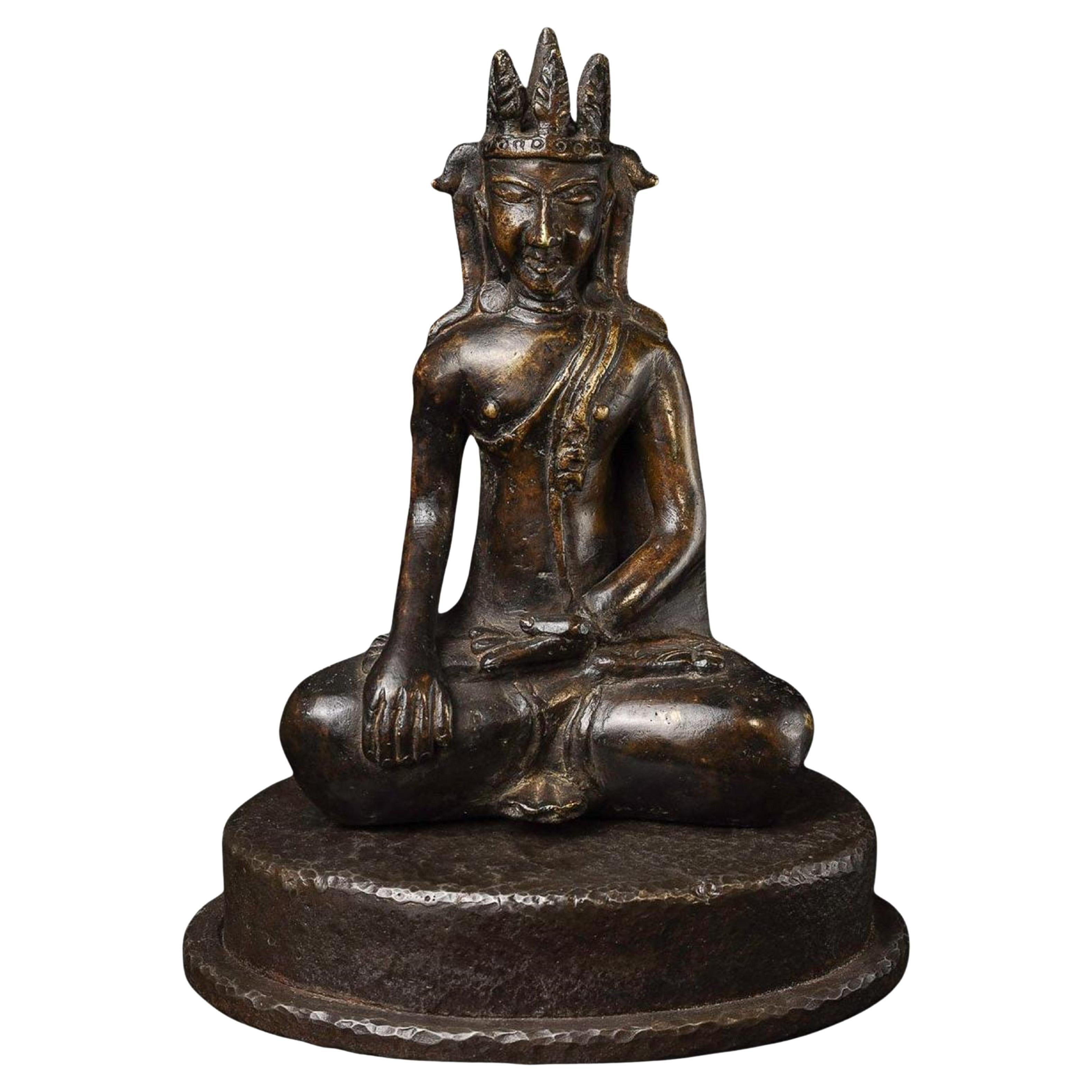 Buddha popolare pagano del XII-XIII secolo - Grande, raro! 9997 in vendita