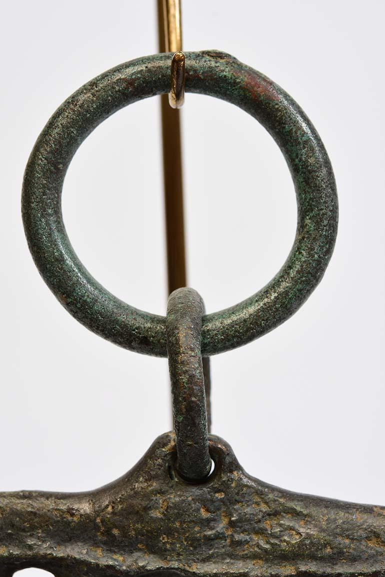 12th Century, Angkor Vat, a Pair of Antique Khmer Bronze Horse