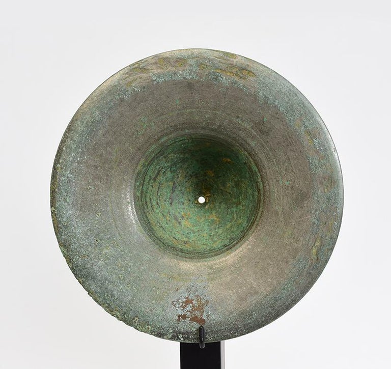 12th Century, Angkor Vat, a Pair of Antique Khmer Bronze Musical ...