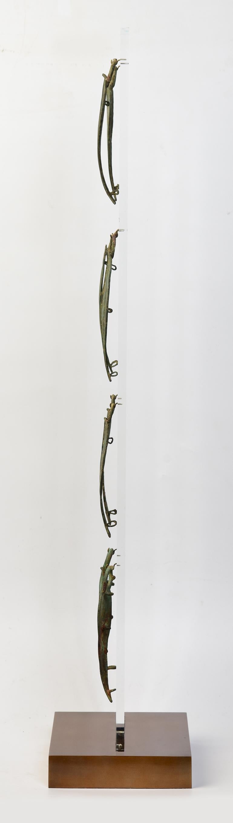 12e siècle, Angkor Vat, ensemble d'ornements en bronze cambodgien pour cheval en forme de feuille en vente 5