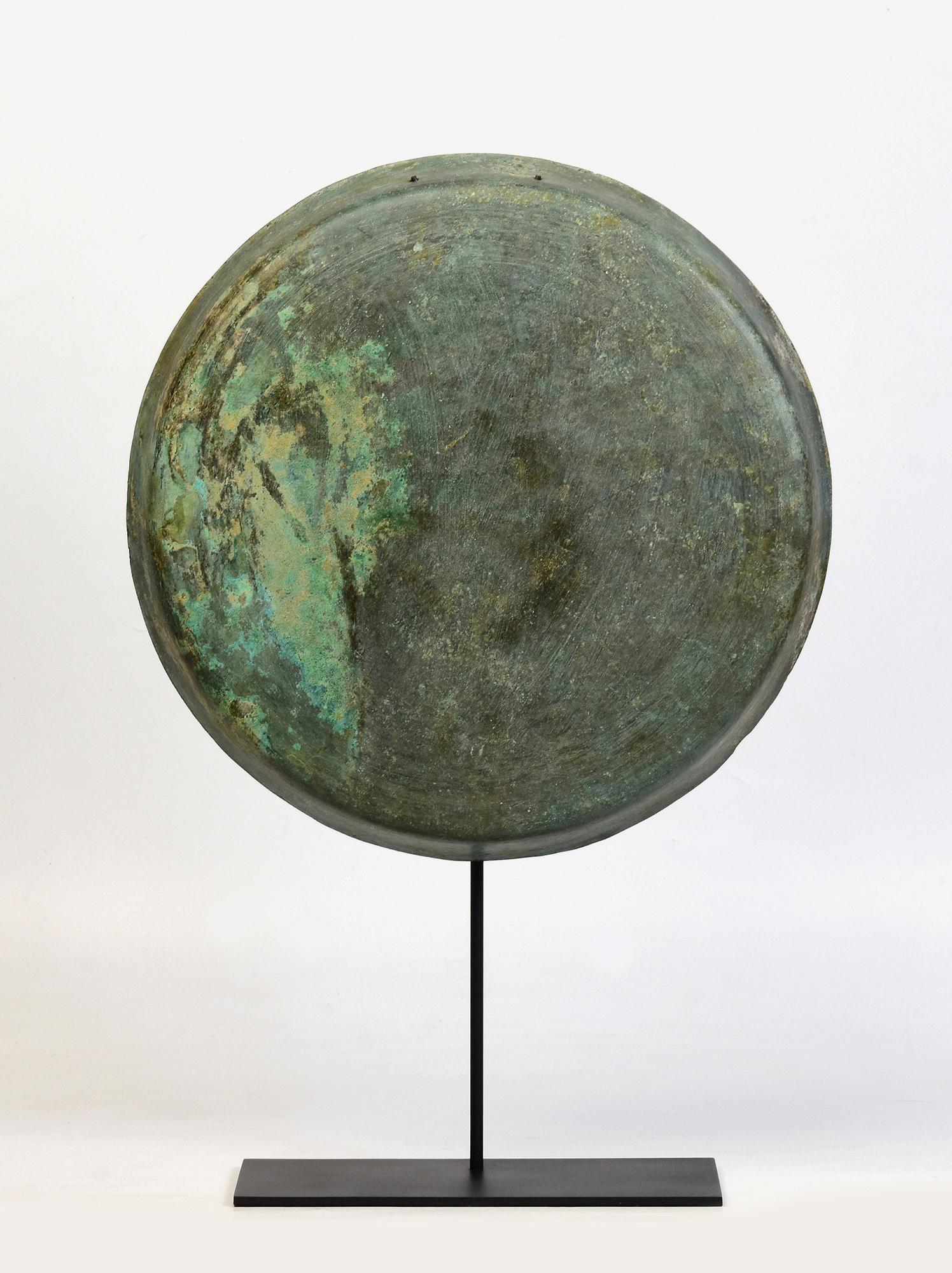 12e siècle, Angkor Vat, Gong khmer ancien en bronze avec Stand en vente 6