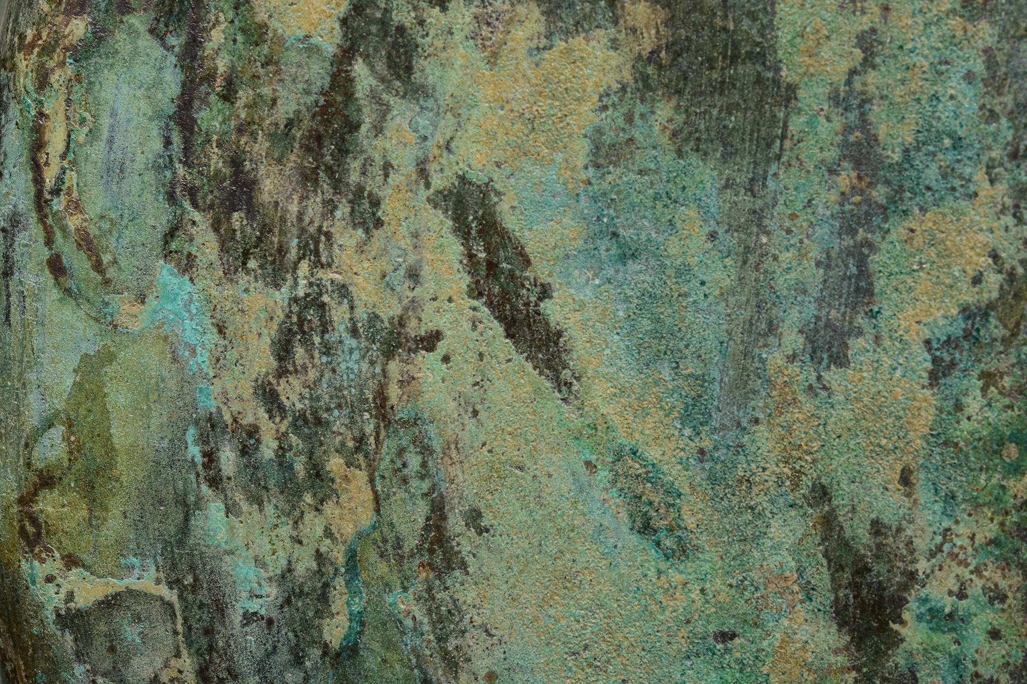 XVIIIe siècle et antérieur 12e siècle, Angkor Vat, Gong khmer ancien en bronze avec Stand en vente