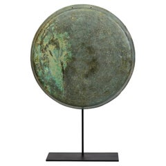 XII secolo, Angkor Vat, Gong antico in bronzo Khmer con supporto